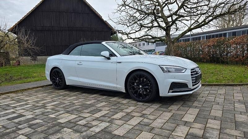 Weiß Gebraucht 2018 Audi A5 Cabriolet Sport Cabrio | 20.100 € - Bild 1/4