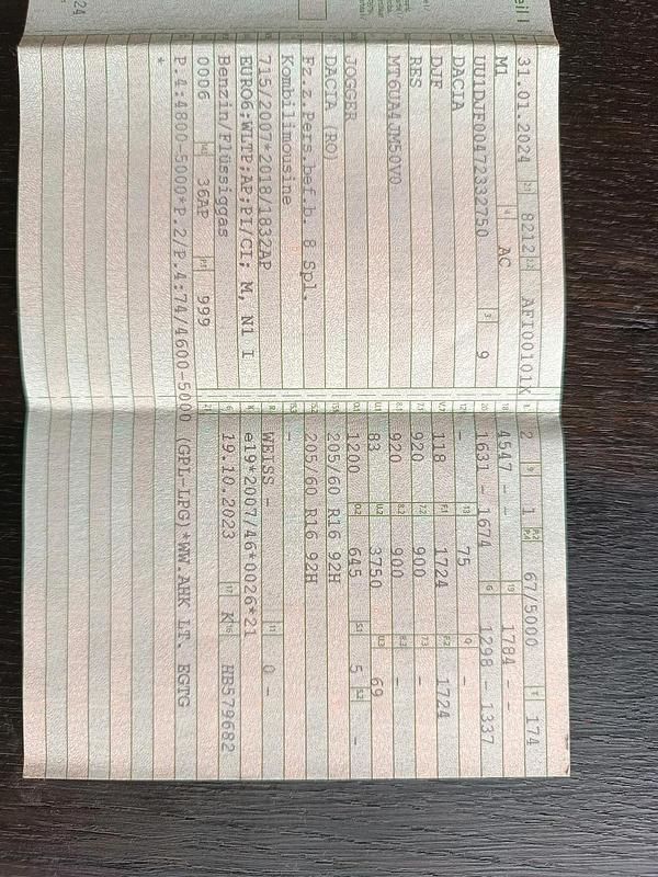 Weiß Gebraucht 2024 Dacia Jogger Extreme Van / Kleinbus | 15.500 € (Superpreis) - Bild 1/4