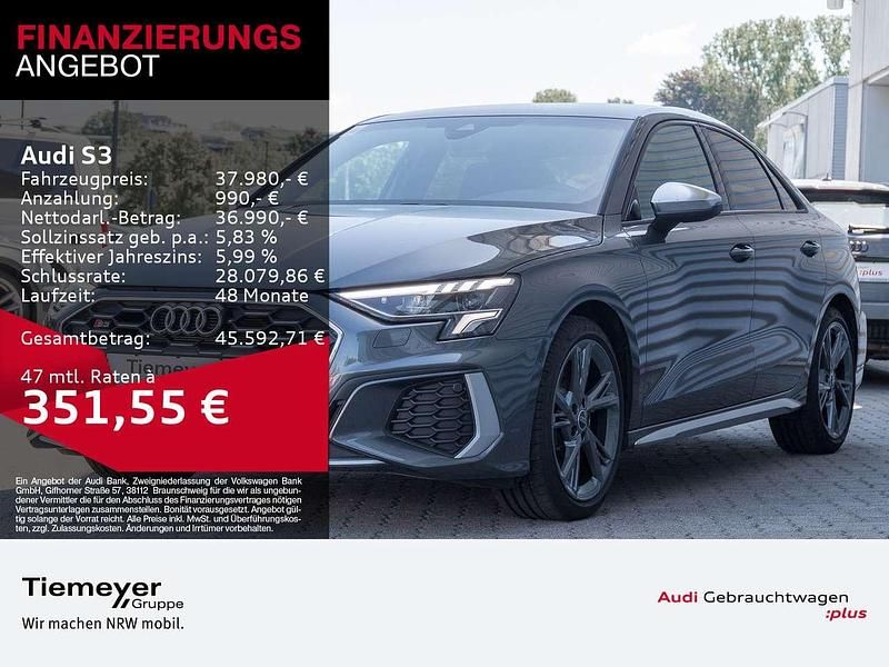 Daytonagrau perleffekt Gebraucht 2024 Audi S3 Basis Limousine | 37.980 € (Superpreis) - Bild 1/4