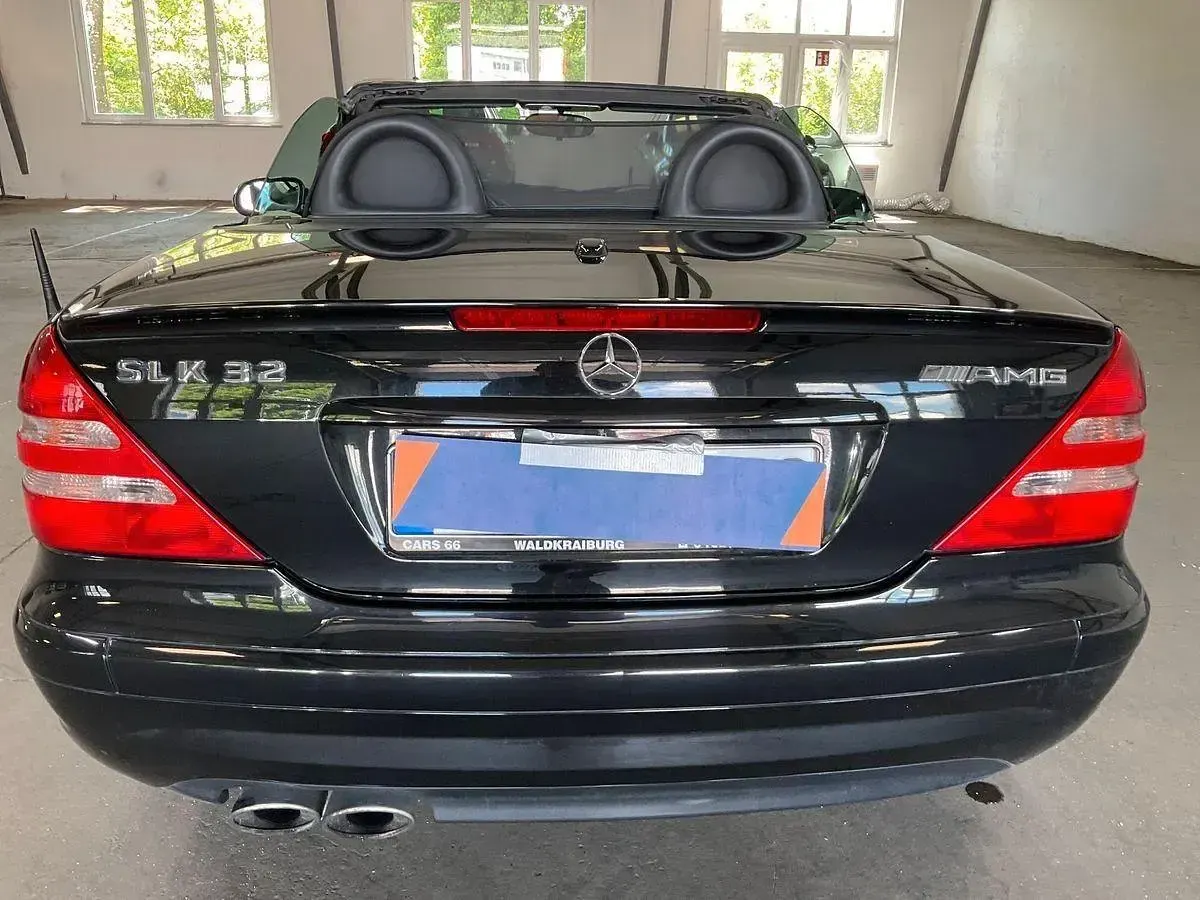 Gebraucht Mercedes SLK32 AMG AMG 354 PS (260 kW) 2002 Schwarz Cabrio