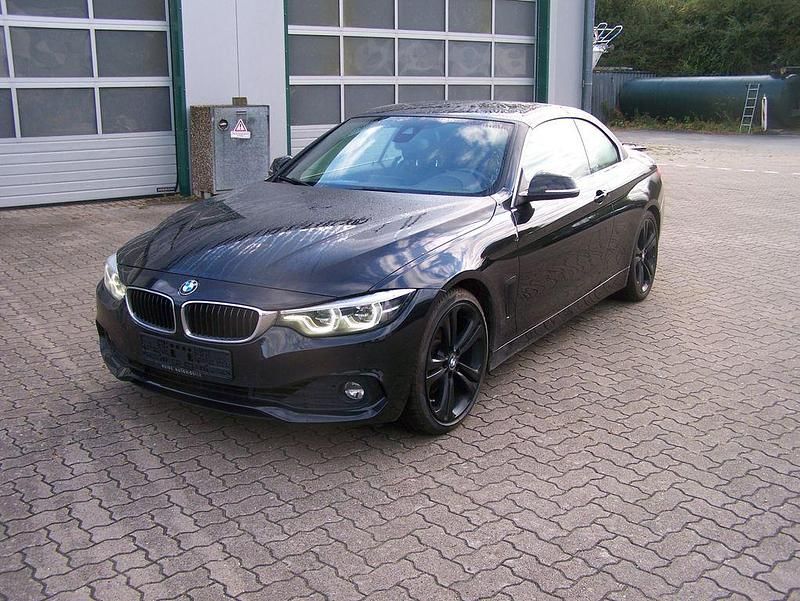 Schwarz Gebraucht 2017 BMW 430 Cabriolet Advantage Cabrio | 22.950 € (Guter Preis) - Bild 1/4