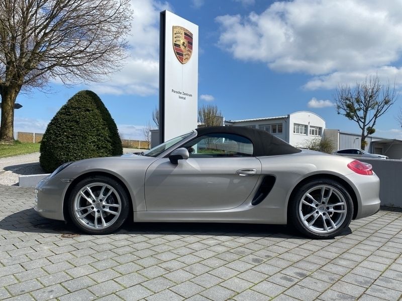 Gebraucht Porsche Boxster 265 PS (194 kW) 2013 Platinsilbermetallic Cabrio