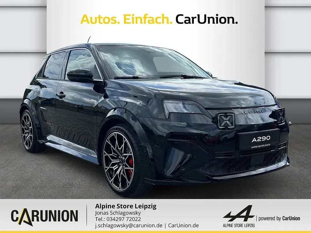 Neu Alpine A290 160 kW (218 PS) 2026 Schwarz Kleinwagen