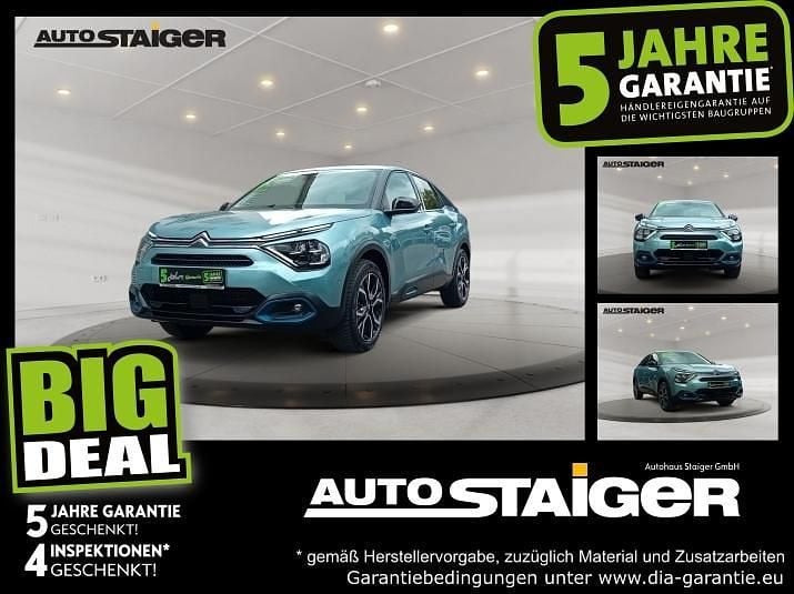 Blau Gebraucht 2023 Citroën e-C4 Shine | 21.990 € (Fairer Preis) - Bild 1/4