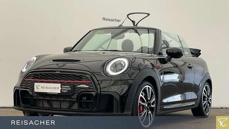 Midnight black metallic Gebraucht 2021 Mini John Cooper Works Cabriolet Cabrio | 29.990 € (Guter Preis) - Bild 1/4