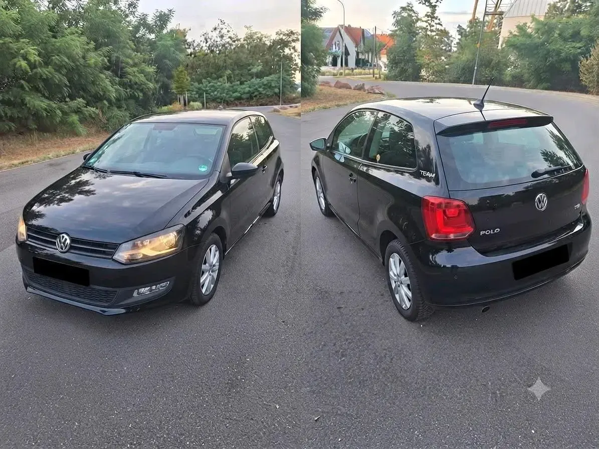Gebraucht VW Polo 90 PS (66 kW) 2010 Schwarz Kleinwagen