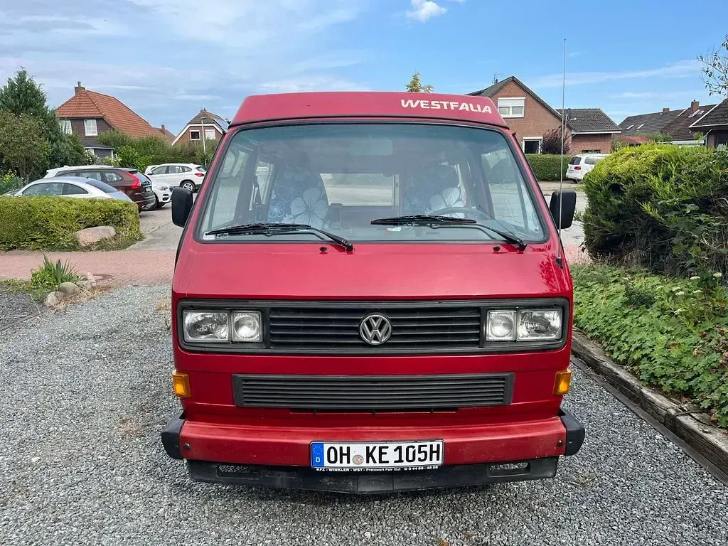 Gebraucht VW T3 69 PS (50 kW) 1986 Rot Van