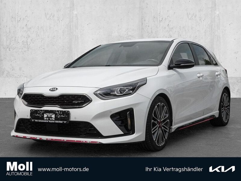 Hw2) deluxeweiss met. (weiss Gebraucht 2019 Kia Ceed GT Limousine | 20.590 € (Fairer Preis) - Bild 1/4