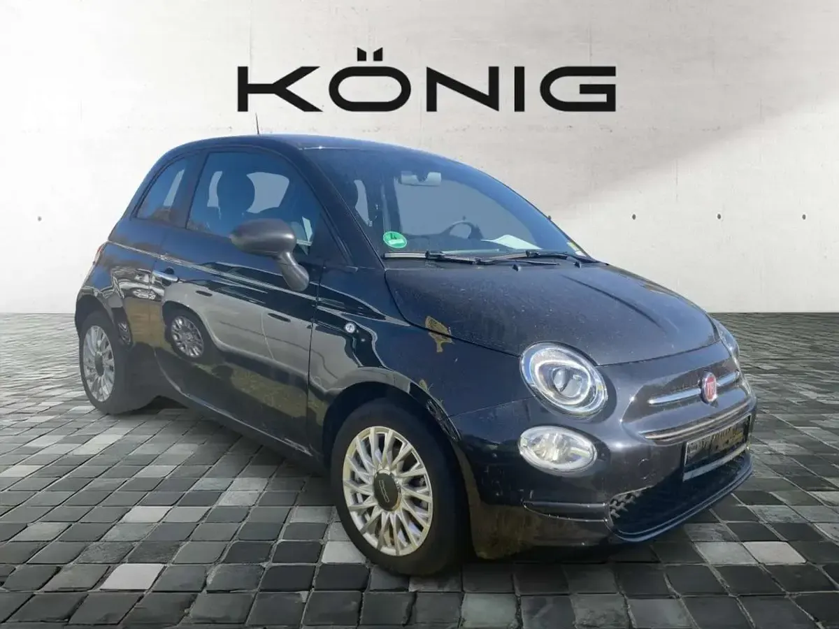 Gebraucht Fiat 500 69 PS (50 kW) 2023 Vesuvio schwarz metallic Kleinwagen