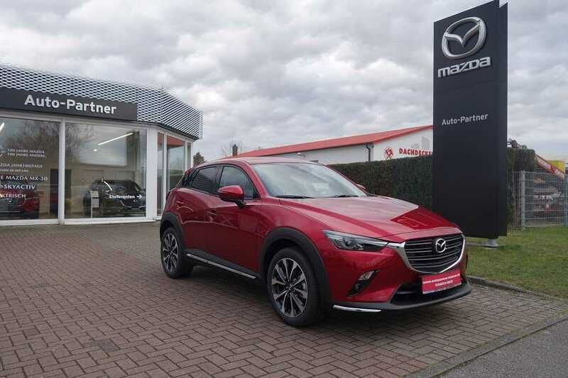 Rot metallic Gebraucht 2020 Mazda CX-3 Selection SUV | 18.490 € (Fairer Preis) - Bild 1/4