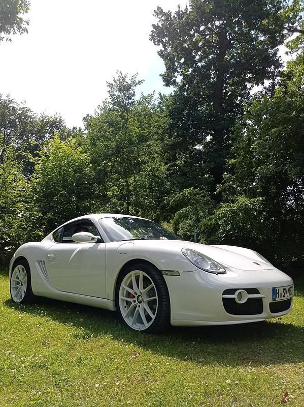 Weiß Gebraucht 2008 Porsche Cayman S Coupé | 29.500 € (Teuer) - Bild 1/4