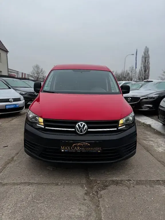 Gebraucht VW Caddy 75 PS (55 kW) 2017 Rot Van / Kleinbus