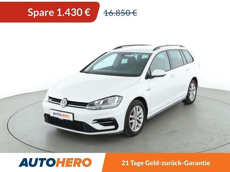 Weiß Gebraucht 2017 VW Golf VII Comfortline Kombi | 15.420 € (Fairer Preis) - Bild 1/3