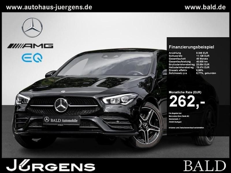 Unilack nachtschwarz Gebraucht 2021 Mercedes CLA250e AMG Limousine | 27.820 € (Guter Preis) - Bild 1/4