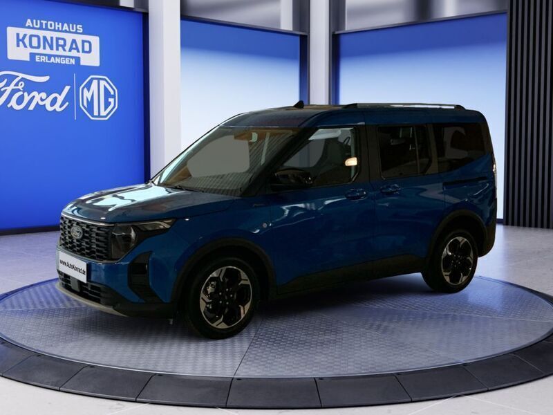 Desert island blue metallic Neu 2024 Ford Tourneo Courier Active Van / Kleinbus | 28.990 € (Etwas zu teuer) - Bild 1/4