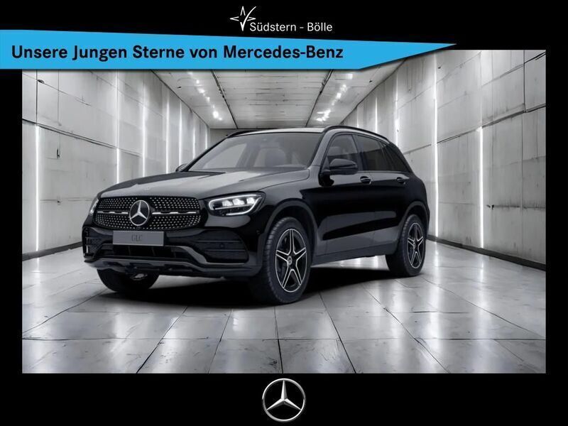 Unilack schwarz Gebraucht 2022 Mercedes GLC300e AMG SUV | 41.840 € (Fairer Preis) - Bild 1/4
