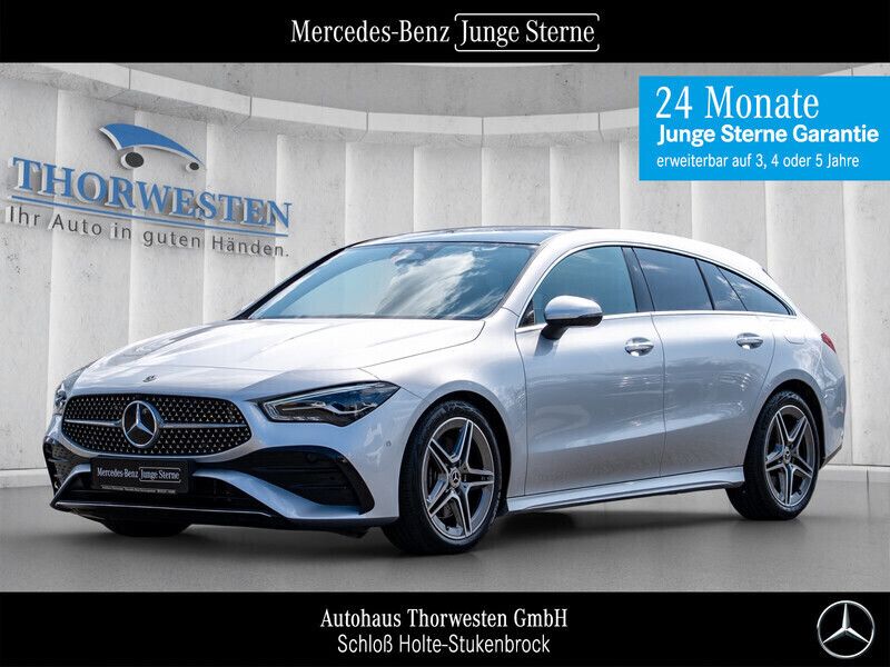 Iridiumsilber Gebraucht 2024 Mercedes CLA200 Shooting Brake AMG line Kombi | 37.175 € (Teuer) - Bild 1/4