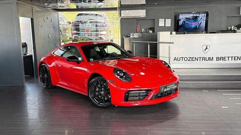 Indischrot Gebraucht 2020 Porsche 911 Carrera 4 Coupé | 109.990 € (Superpreis) - Bild 1/3