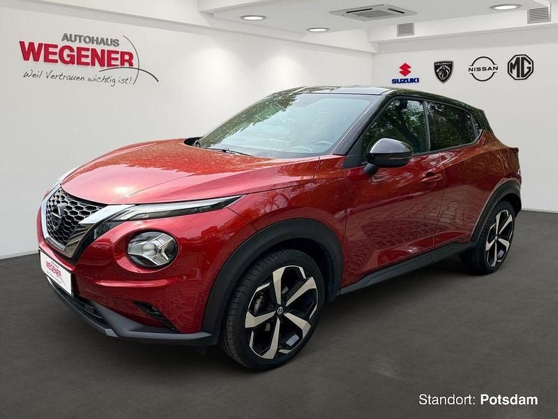 Rot Gebraucht 2022 Nissan Juke Tekna SUV | 17.799 € (Fairer Preis) - Bild 1/4