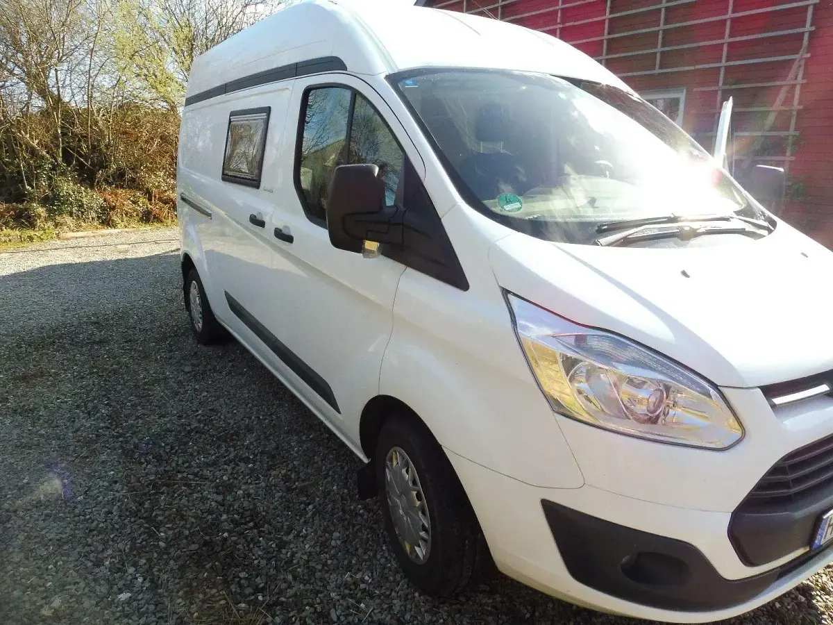 Brugt Ford Transit Custom 155 HK (114 kW) 2015 Hvid MPV