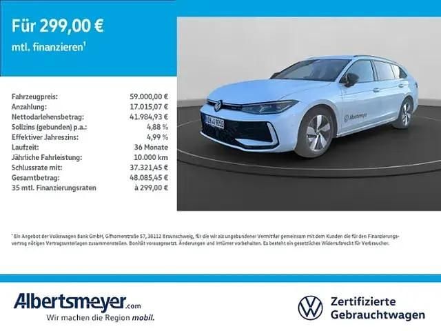 Weiß Gebraucht 2025 VW Passat R-line Kombi | 58.998 € (Teuer) - Bild 1/4