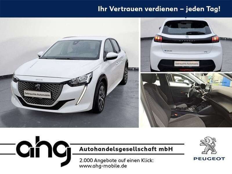 Weiß Gebraucht 2021 Peugeot e-208 Active Kleinwagen | 11.920 € (Guter Preis) - Bild 1/4