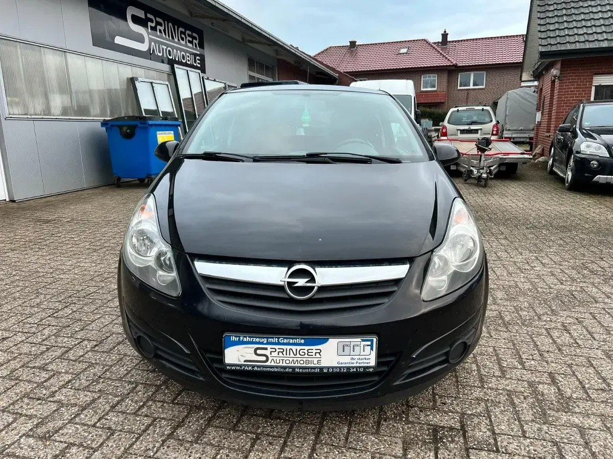 Gebraucht Opel Corsa Edition 87 PS (63 kW) 2010 Schwarz Kleinwagen
