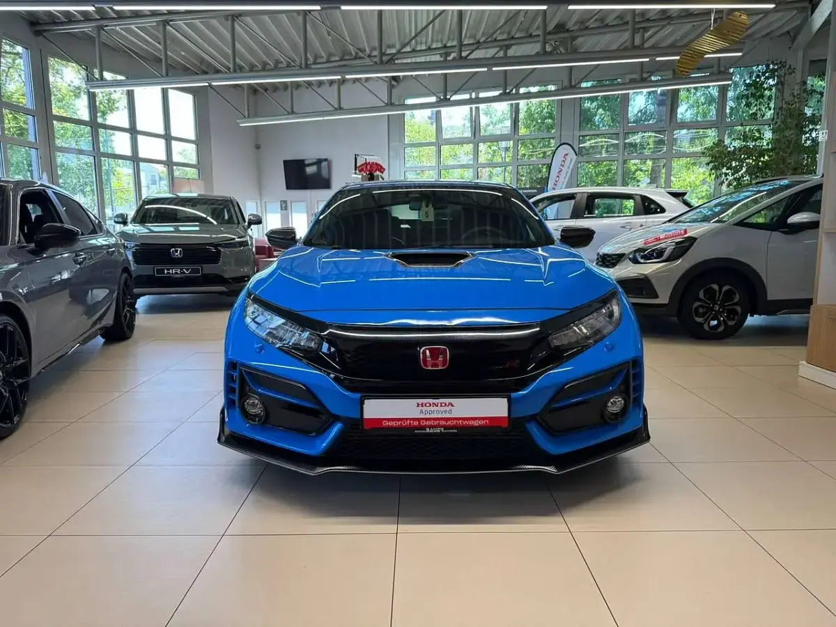 Gebraucht Honda Civic Sport 320 PS (235 kW) 2021 Racing blue pearl Limousine