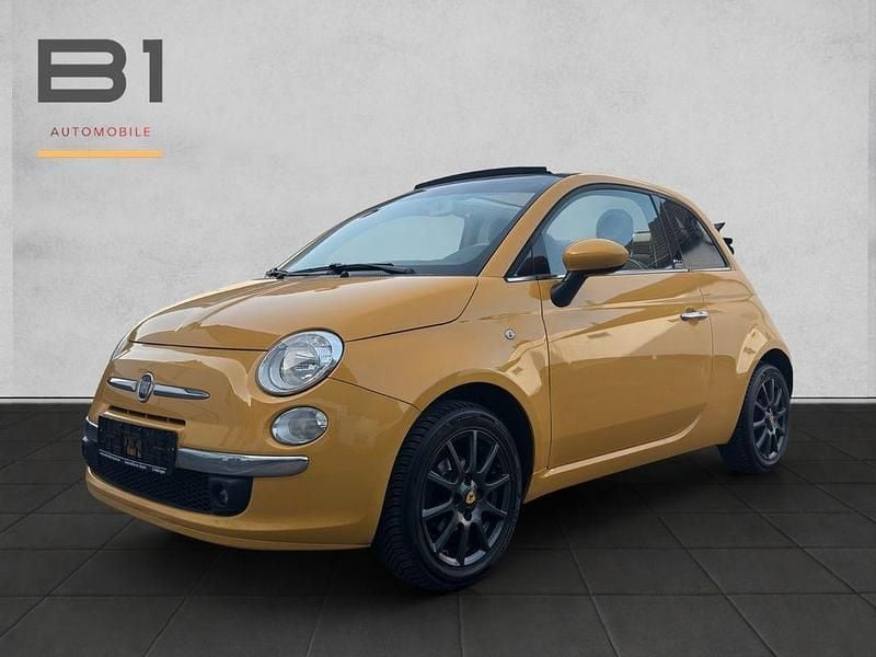 Gebraucht Fiat 500 Lounge 69 PS (50 kW) 2015 Gelb Cabrio