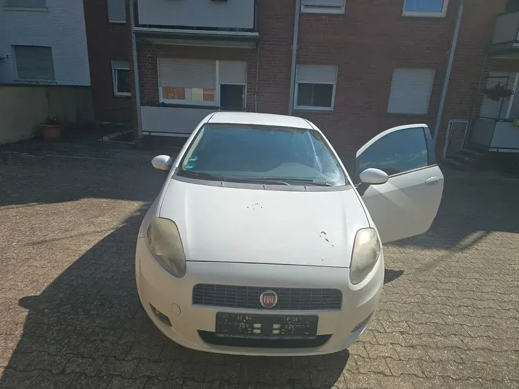 Gebraucht Fiat Punto Evo Dynamic 77 PS (56 kW) 2009 Weiß Kleinwagen