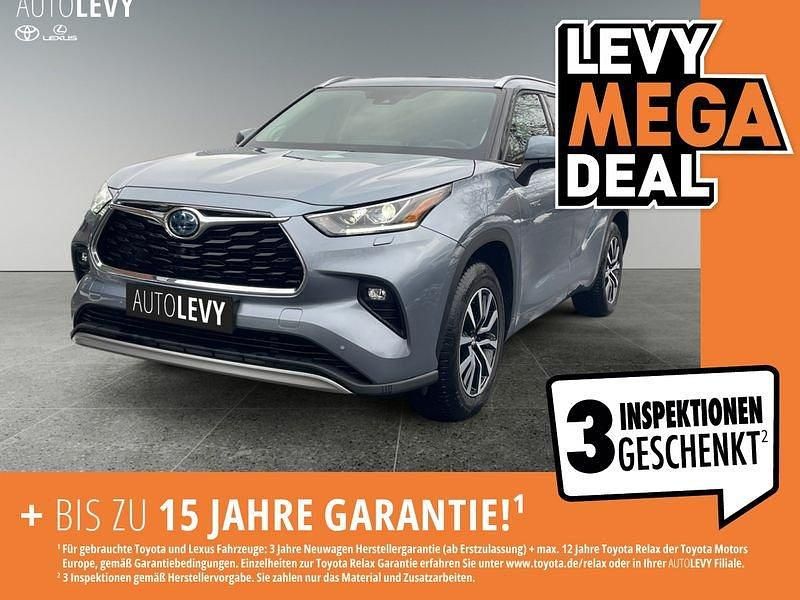 Moondustblau metallic Gebraucht 2020 Toyota Highlander Basis SUV | 46.990 € (Fairer Preis) - Bild 1/4