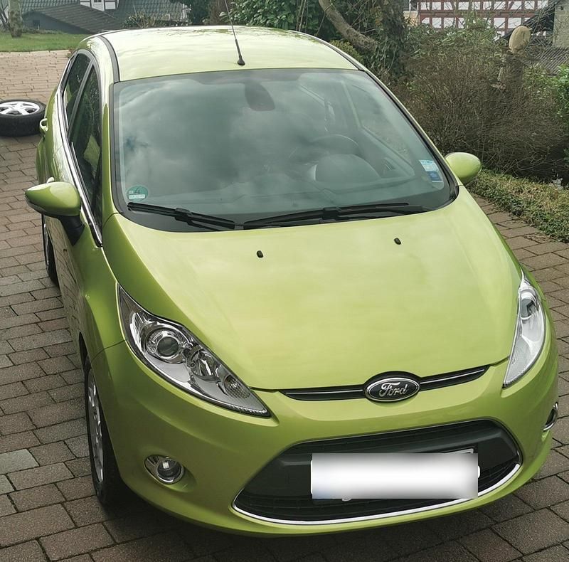 Gebraucht Ford Fiesta Titanium 95 PS (69 kW) 2011 Grün Kleinwagen