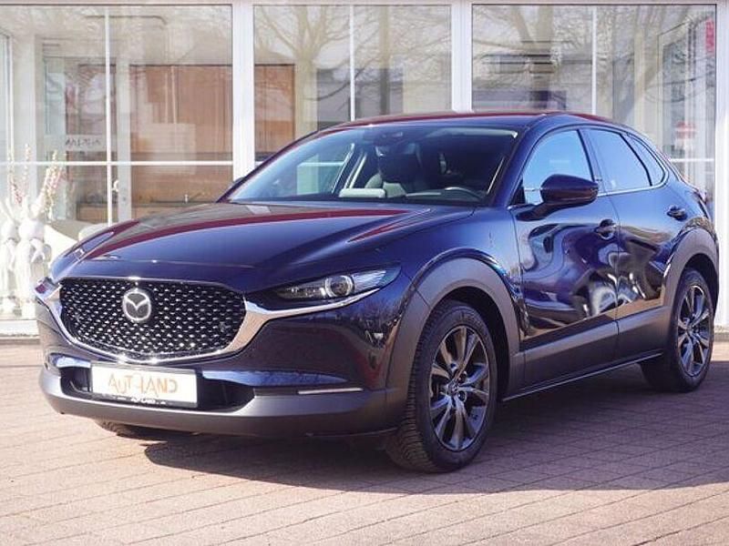 Gebraucht Mazda CX-30 Selection 186 PS (136 kW) 2021 Mitternachtsblau metallic SUV