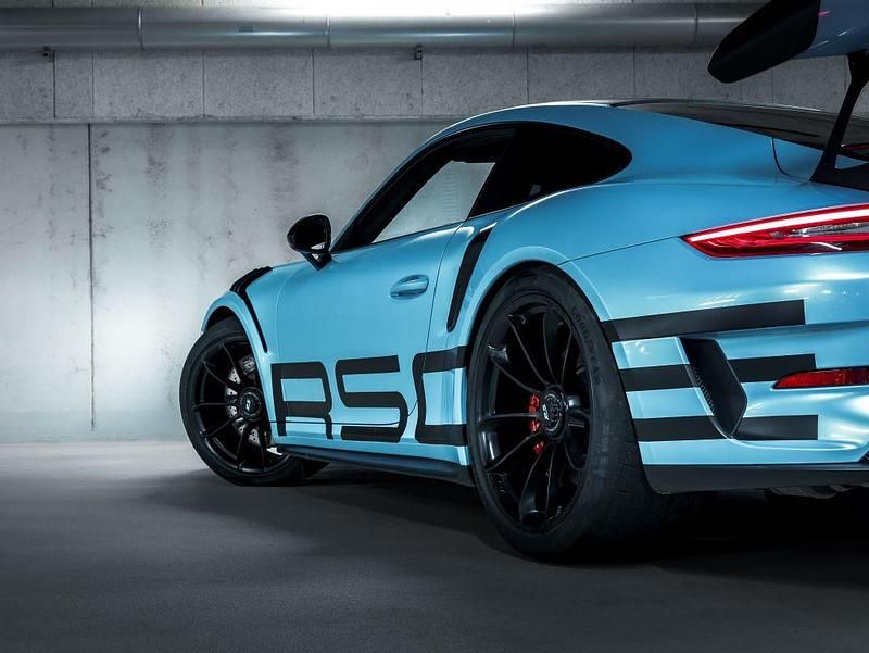 Gebraucht Porsche 911 GT3 RS 521 PS (383 kW) 2018 Schwarz / vollfolierung blau Coupé