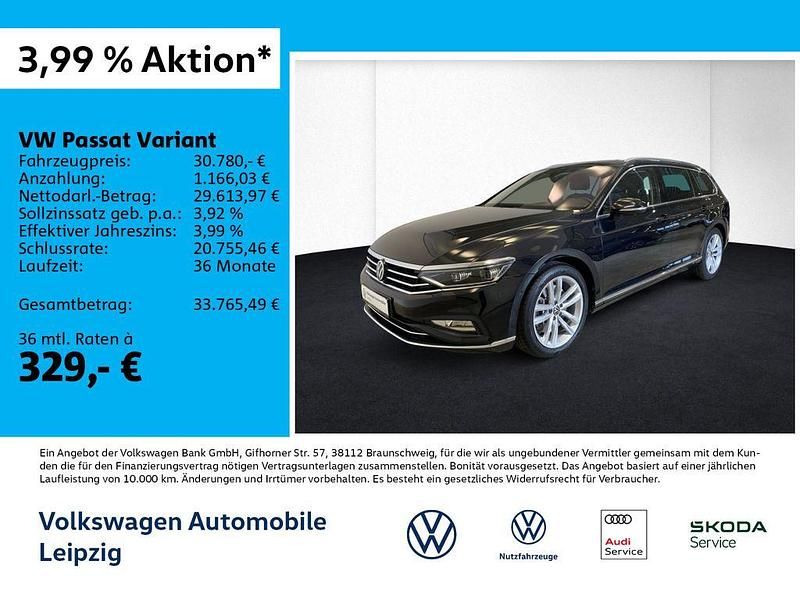 Schwarz Gebraucht 2022 VW Passat Elegance Kombi | 30.780 € (Fairer Preis) - Bild 1/3