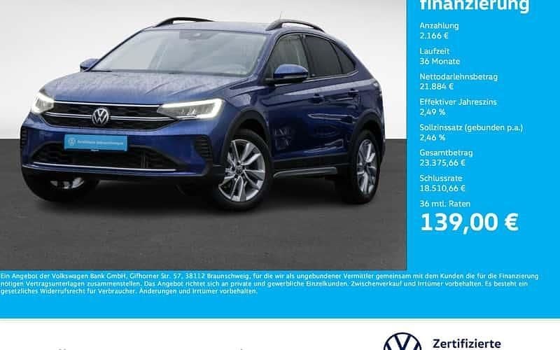 Reef blue metallic Gebraucht 2024 VW Taigo Move SUV | 23.905 € (Guter Preis) - Bild 1/4