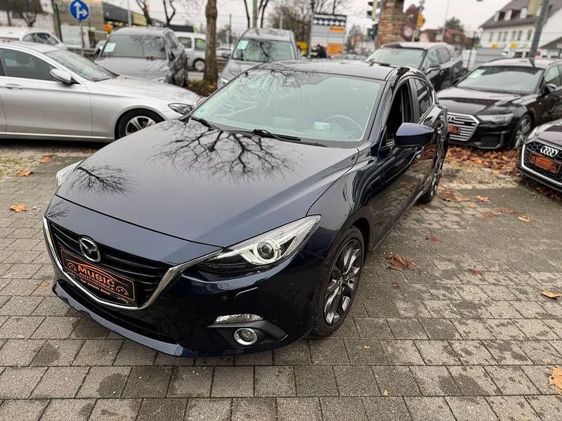 Gebraucht Mazda 3 Sports-Line 165 PS (121 kW) 2014 Blau Limousine