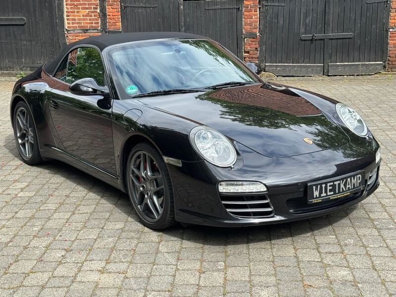 Basaltschwarzmetallic Gebraucht 2009 Porsche 997 Cabrio | 69.911 € (Guter Preis) - Bild 1/4