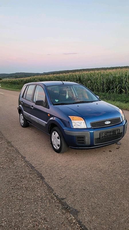 Gebraucht Ford Fusion 82 PS (60 kW) 2008 Blau Kleinwagen