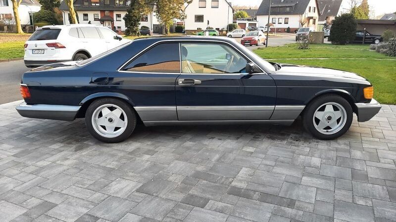 Blau Gebraucht 1986 Mercedes 500 Coupé | 19.600 € - Bild 1/4