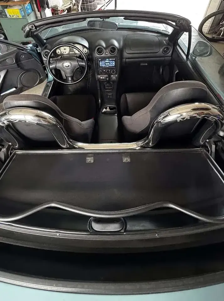 Gebraucht Mazda MX5 110 PS (80 kW) 2001 Blau Cabrio