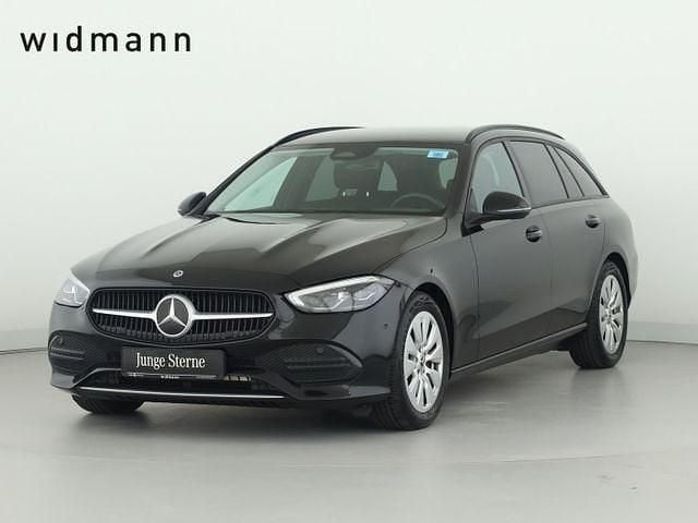 Metalliclack obsidianschwarz Gebraucht 2023 Mercedes C200 Kombi | 26.850 € (Guter Preis) - Bild 1/4
