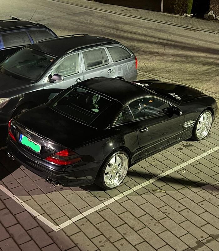 Schwarz Gebraucht 2004 Mercedes SL500 AMG Cabrio | 17.900 € (Guter Preis) - Bild 1/4