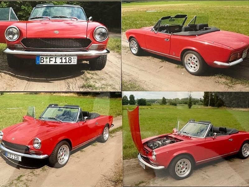 Schwarz Gebraucht 1983 Fiat 124 Spider Cabrio | 15.450 € - Bild 1/4