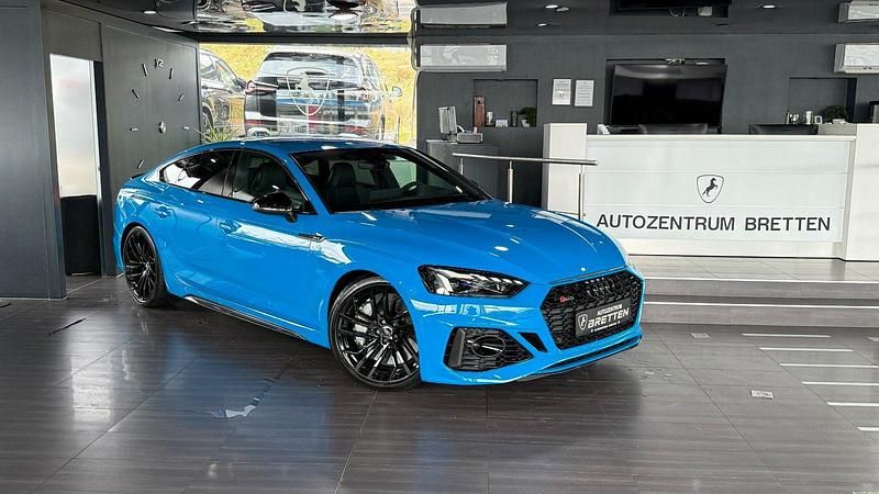 Blau Gebraucht 2020 Audi RS5 Sportback Ambiente Limousine | 62.900 € (Fairer Preis) - Bild 1/3