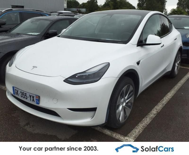 Weiß Gebraucht 2022 Tesla Model Y SUV | 28.200 € (Superpreis) - Bild 1/4