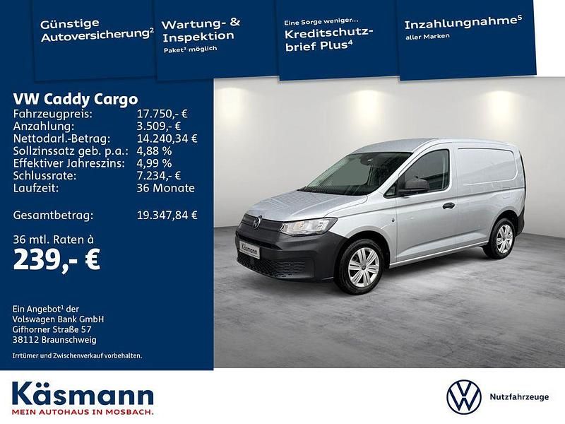 Silber Gebraucht 2021 VW Caddy Van / Kleinbus | 17.750 € (Superpreis) - Bild 1/4