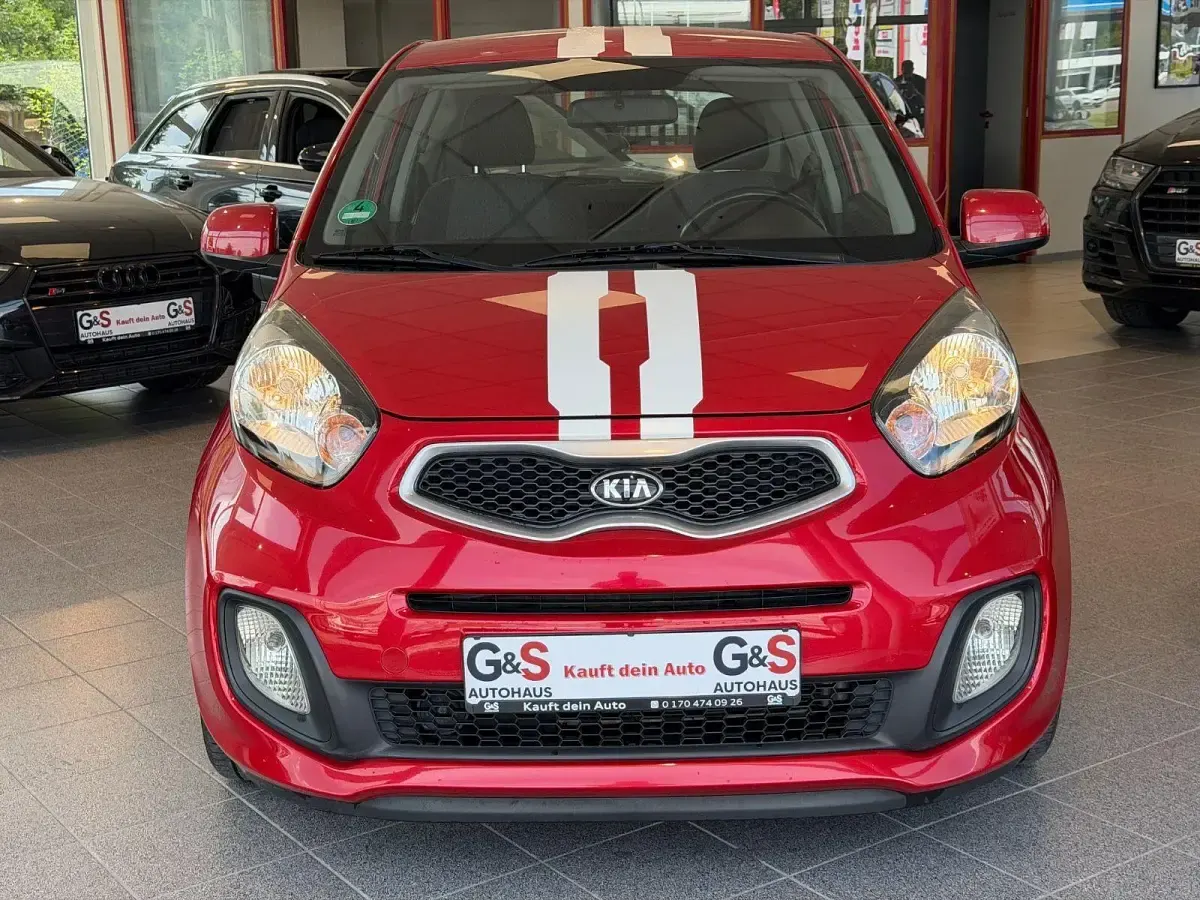 Gebraucht Kia Picanto Edition 7 69 PS (50 kW) 2013 Rot Kleinwagen