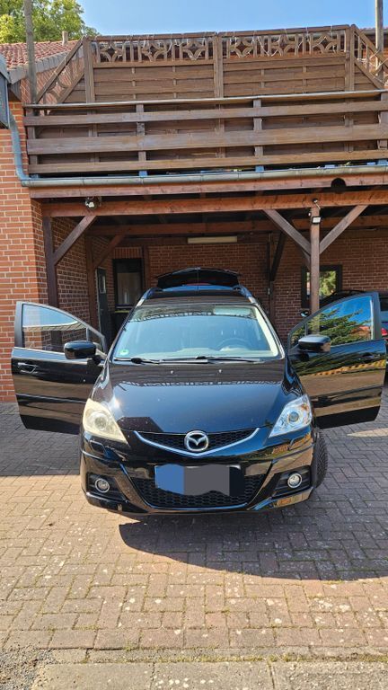 Schwarz Gebraucht 2009 Mazda 5 Exclusive Van / Kleinbus | 7.350 € - Bild 1/4