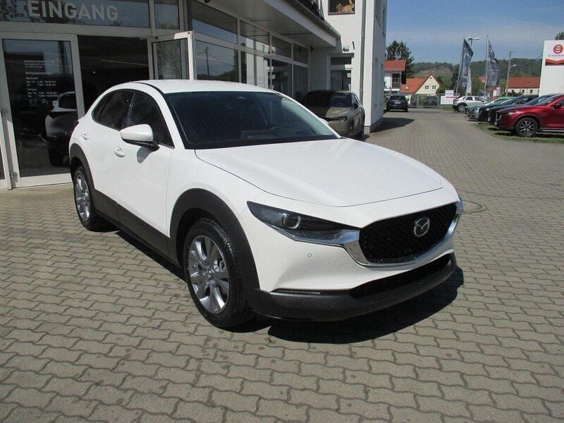 Weiss Gebraucht 2025 Mazda CX-30 Exclusive-Line SUV | 31.070 € (Superpreis) - Bild 1/4